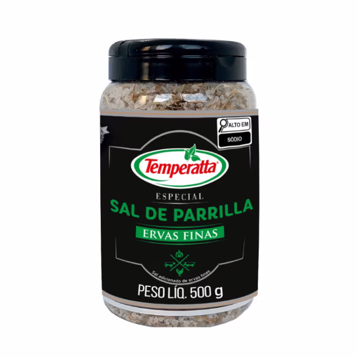 Sal de Parrilla com ervas finas Temperatta para grelhados e aves