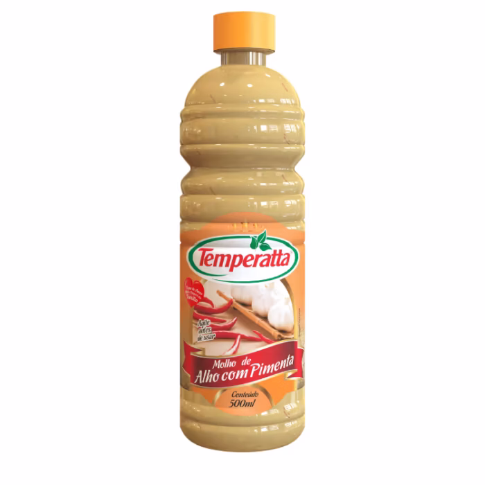 Molho de Alho com pimenta 500ml