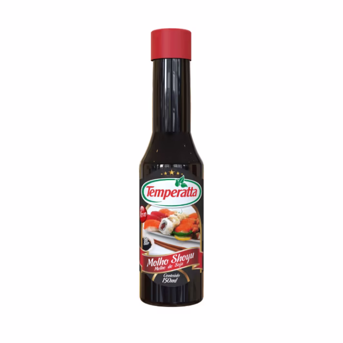 Molho shoyu Temperatta - 150g Molho Shoyu Temperatta 150ml para uso profissional e restaurantes